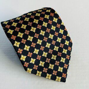 Robert Talbott Best of Class Thick Woven Medallion Geometric Silk Neck Tie